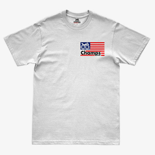 CAMISETA PREMIUM CHAMPS POWER USA WHITE